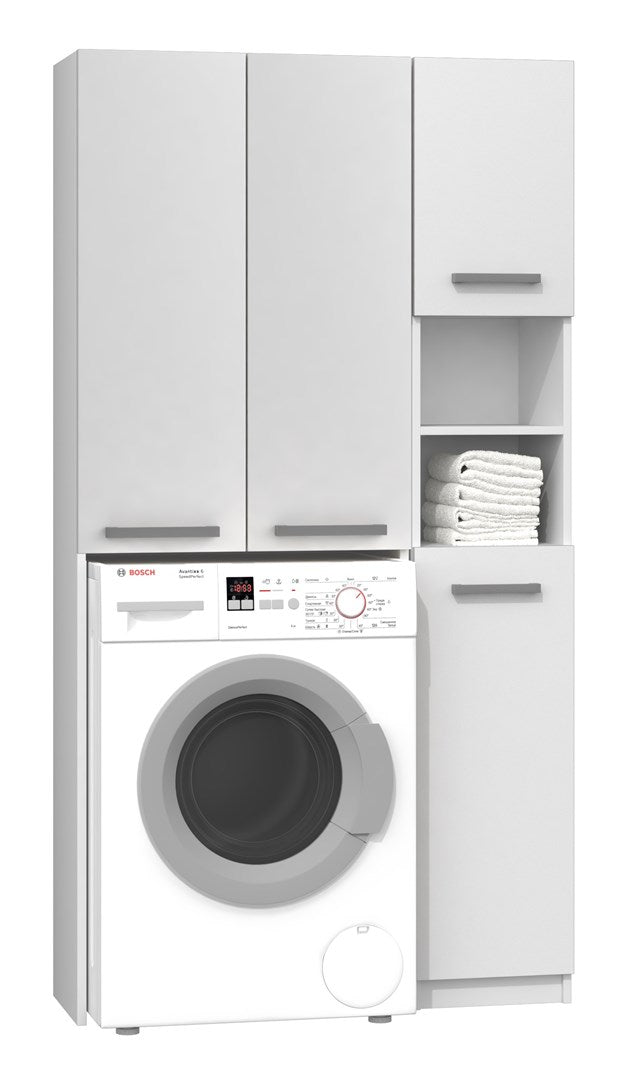 Topeshop ZESTAW MARPOL DD BIEL bathroom storage cabinet White