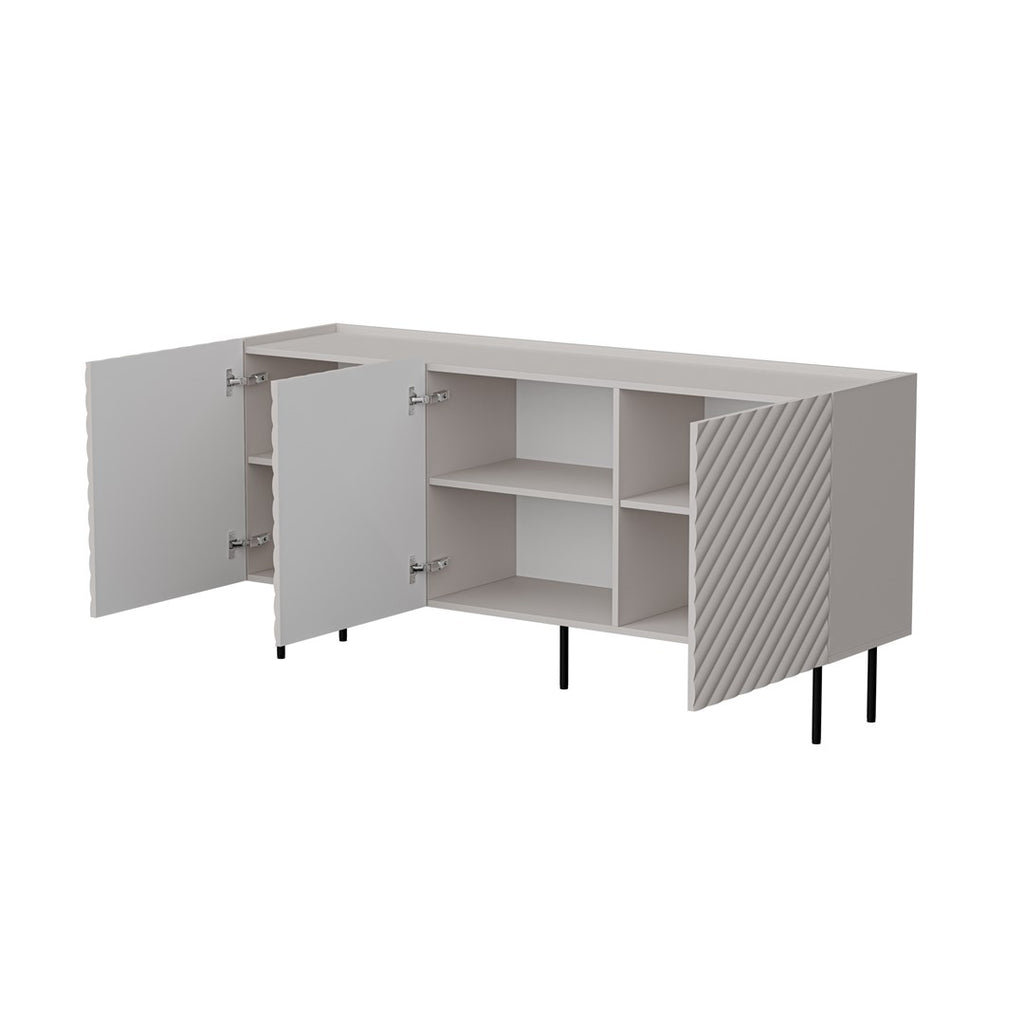 Cama LUCCA 3D Chest of Drawers 165x40x80 Cashmere