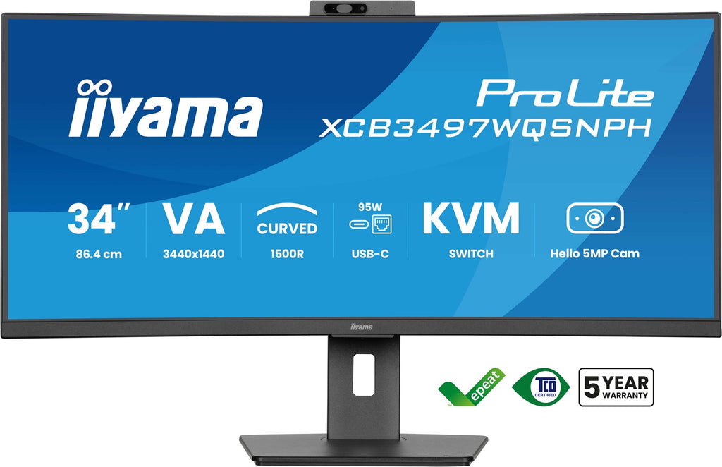 IIYAMA 34  Monitor XCB3497WQSNPH-B1 21:9 HDMI+