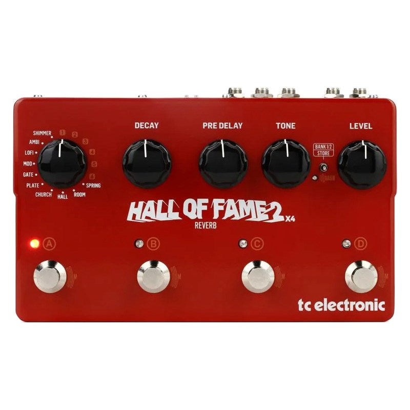 TC Electronic Hall of Fame 2 X4 Reverb Effect Pedal