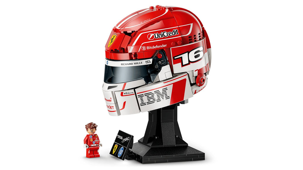 LEGO EDITIONS 43014 Scuderia Ferrari HP Charles Leclerc Helmet Building Blocks 886 Pieces Ages 14+