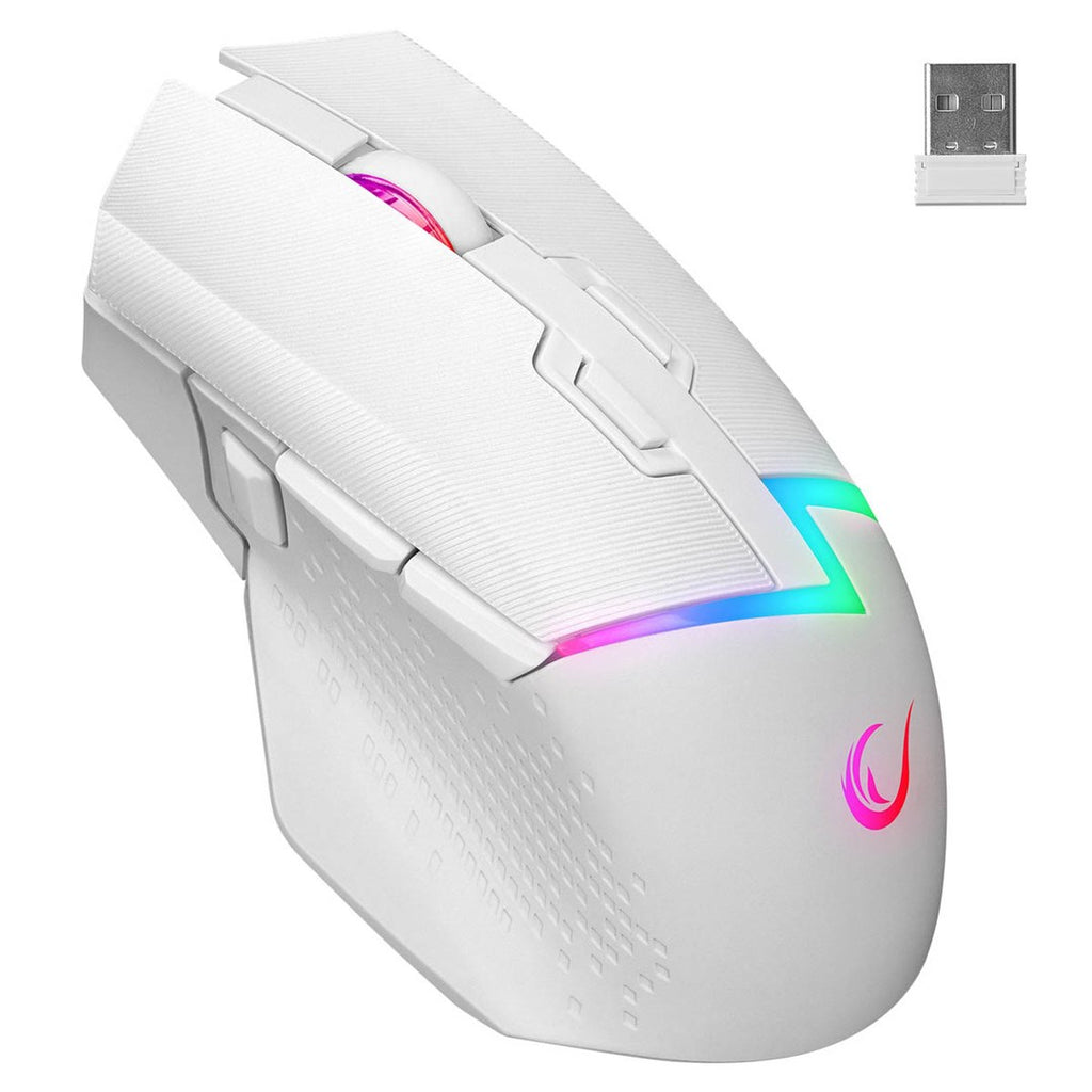 RAMPAGE DROP M3 V2 Wireless Gaming Mouse 24000 DPI White