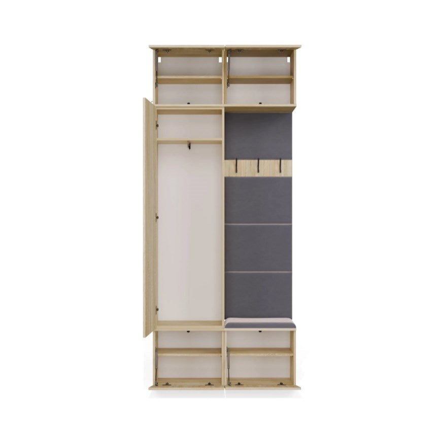HAGA II 1SZ1W Wardrobe – Sonoma Oak