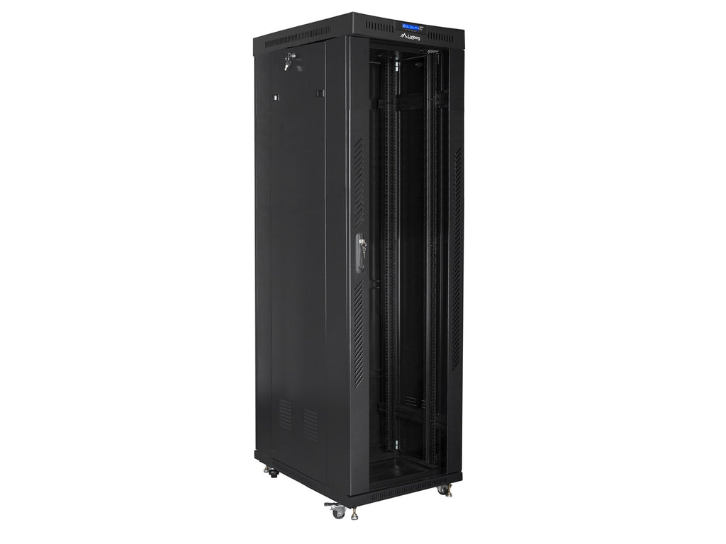 Lanberg FF01-6042-12B Rack Cabinet 42U Freestanding Black