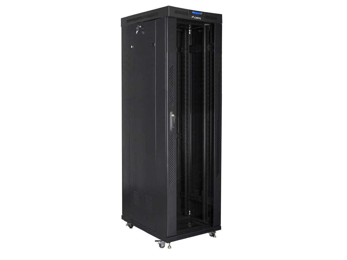 Lanberg FF01-6042-12B Rack Cabinet 42U Freestanding Black