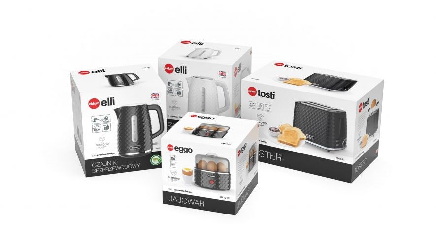 ELDOM Egg Cooker 1-7 Eggs 380 W Adjustable Hardness EM101C