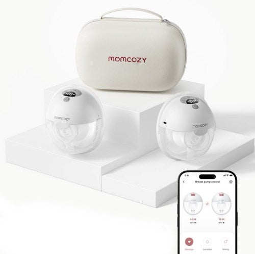 Momcozy M5 Double Breast Pump with App Control Grey 180 ml BP380-GR71000B00105-C
