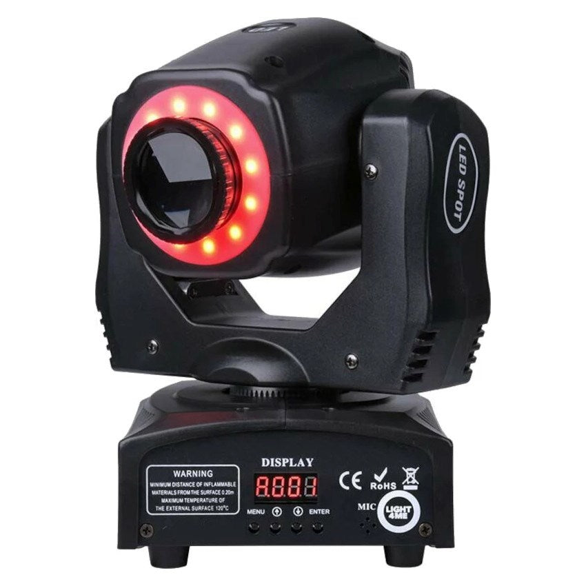 Light4Me Mini Spot 60 Ring LED Moving Head 90W DMX 5908249810624
