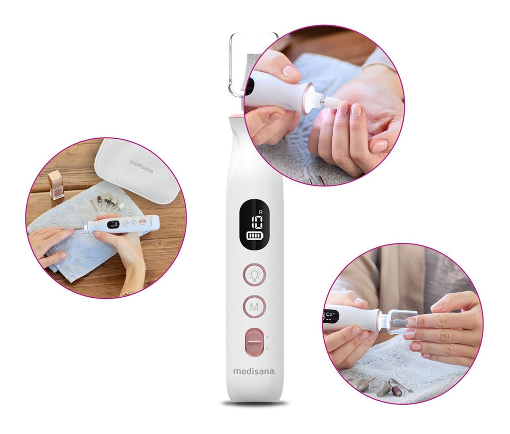 Medisana MP 940 Manicure/Pedicure Device - Cordless, Rechargeable (85157)