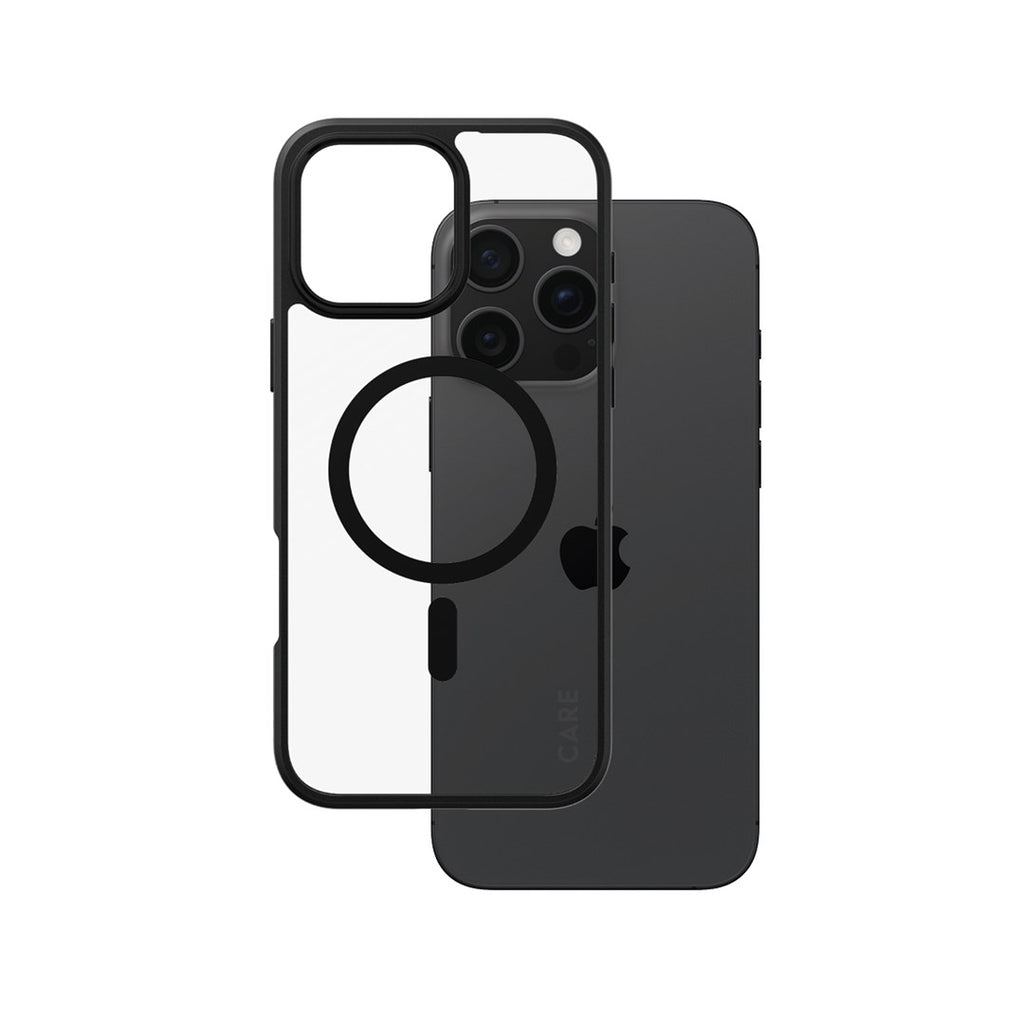 PanzerGlass Case for iPhone 16 Pro Max, Black, Scratch & Shock Resistant, MagSafe Compatible, AW87-02K