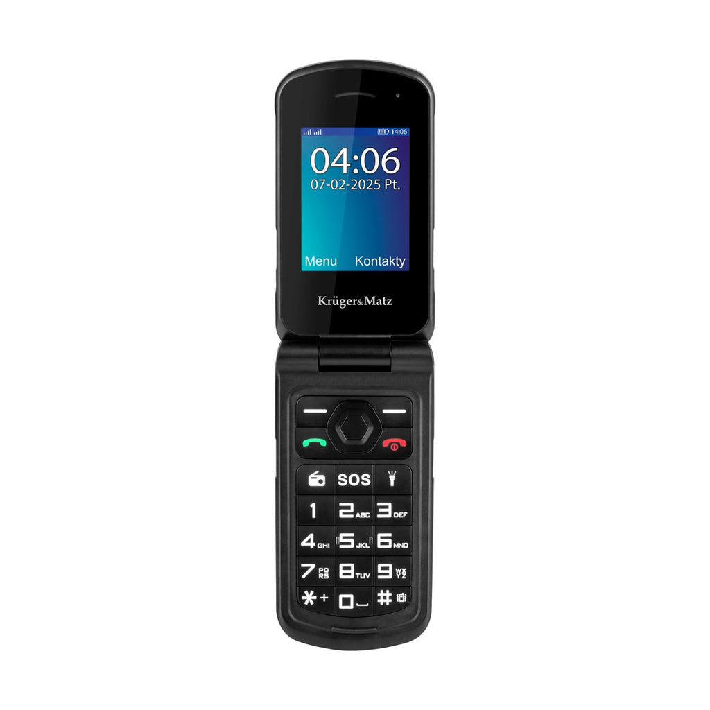 Kruger&Matz Iron 5 Flip GSM Phone Dual SIM IP68 4 G
