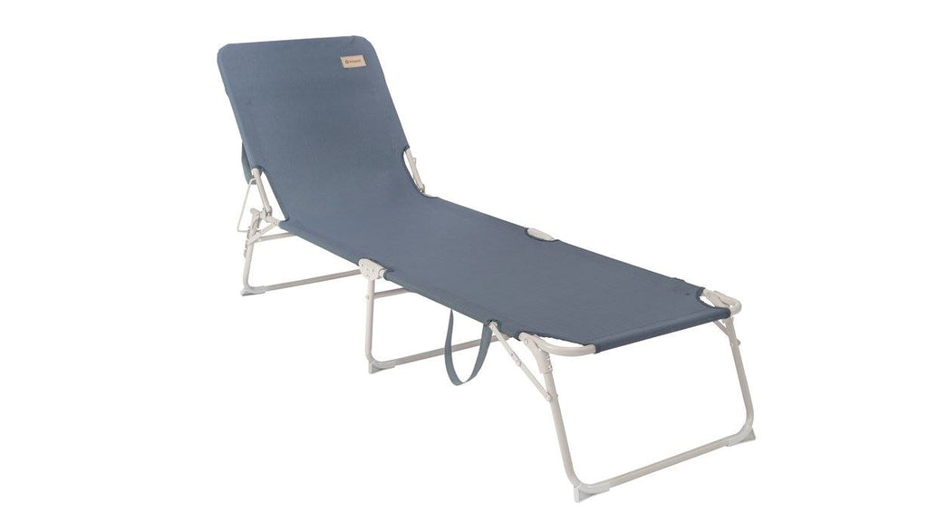 Outwell Tenby Camping Lounger with 3 Legs, Blue