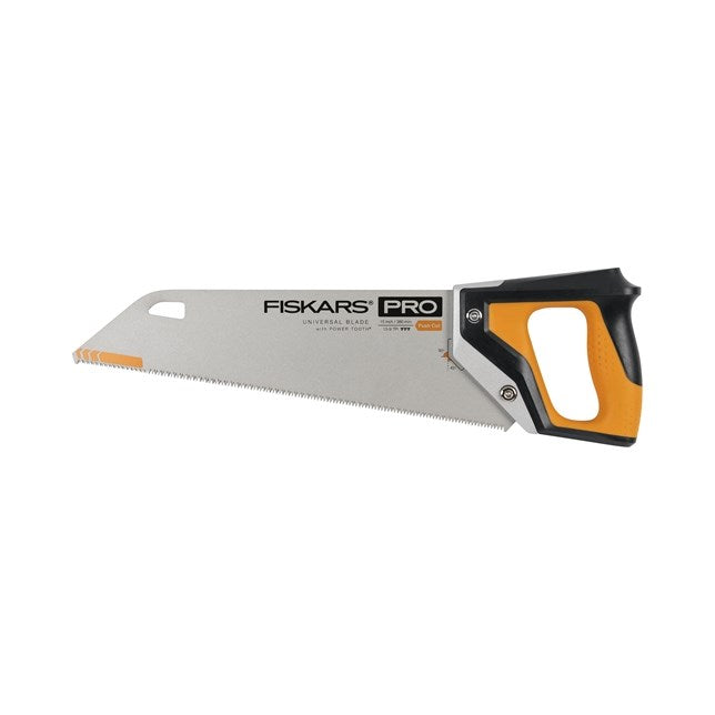 Fiskars Hacksaw 38 cm Blade 9 TPI Hanging Loop Black/Silver/Yellow Model 819587