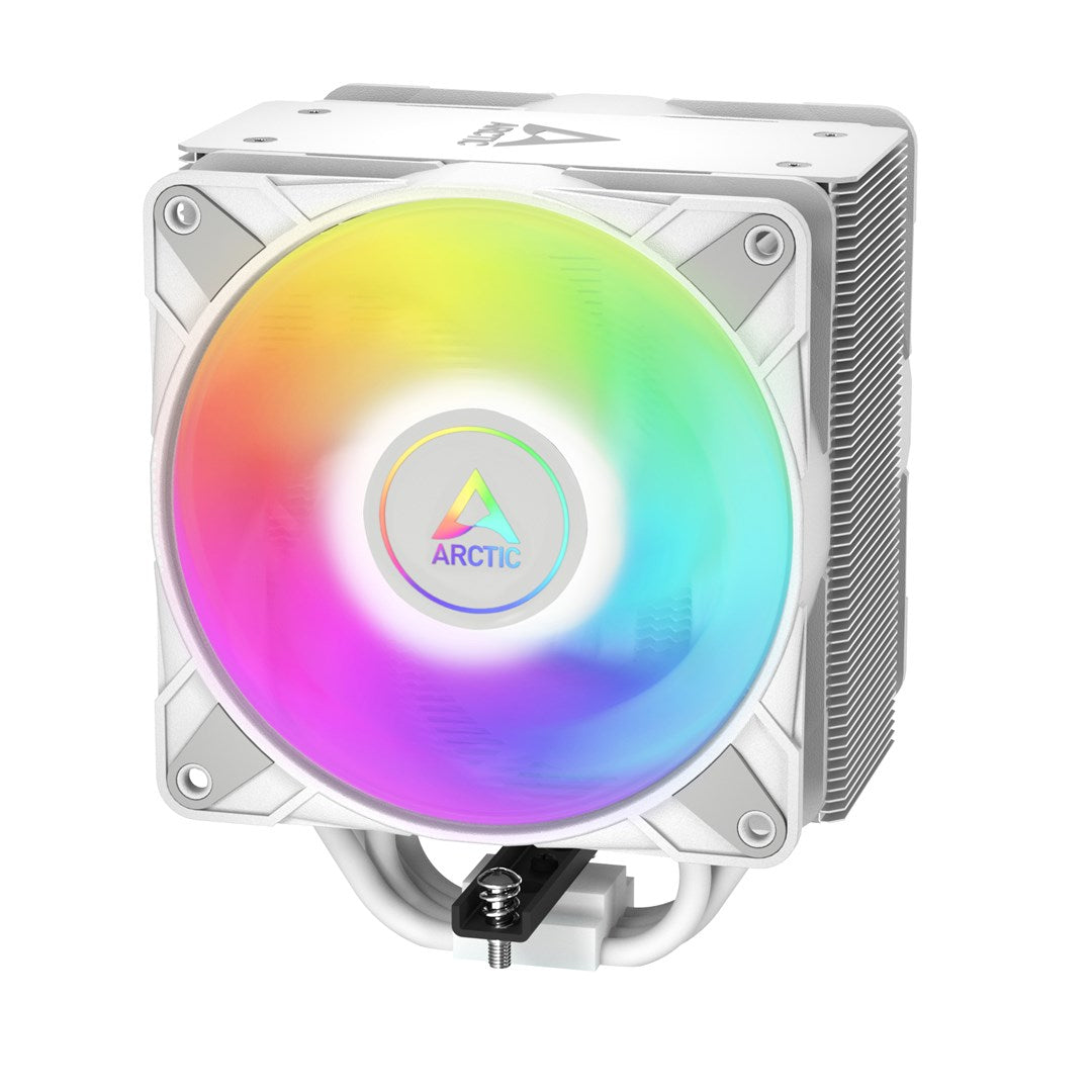 ARCTIC Freezer 36 A-RGB - Prozessor-Luftkühler - multi compatible - (für: AM4, LGA1700, AM5, LGA1851) - Kupfer-Heatpipes mit Aluminium-Kühlrippen - 120 mm - white (ACFRE00125A)