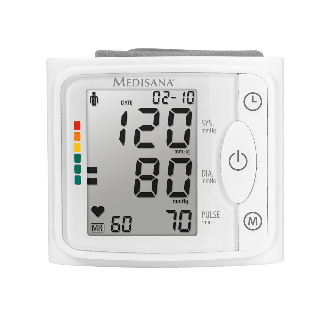 MEDISANA Wrist Blood Pressure Monitor - BW 320 - Arrhythmia Measurement - XL Digits