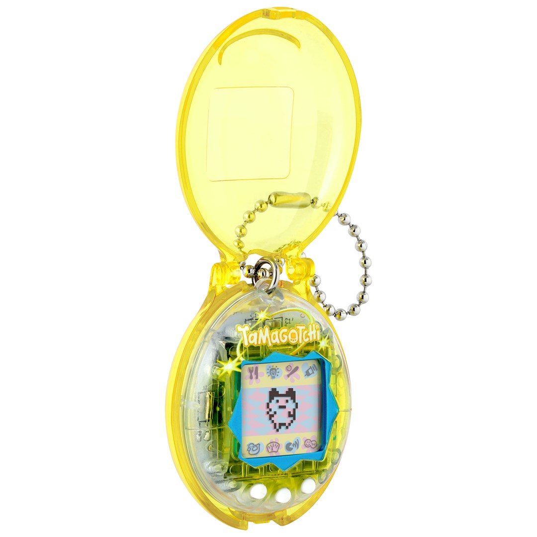 BANDAI Tamagotchi Original with Case Yellow Collectible Figure 47021