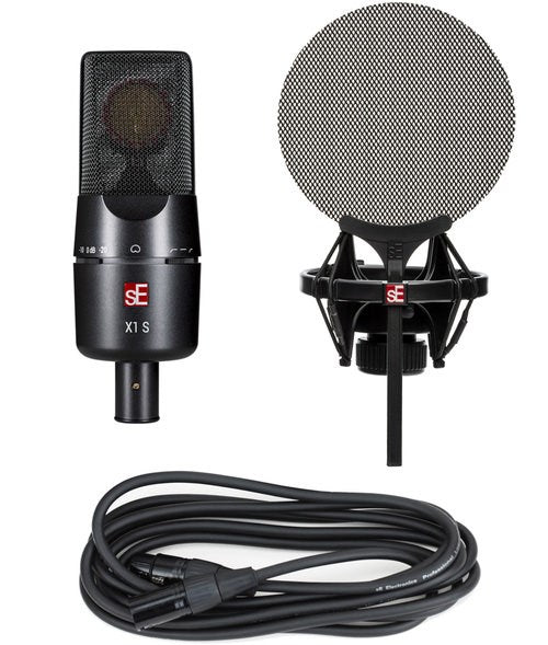 sE Electronics X1 S Vocal Pack Black - Studio Microphone with Shock Mount