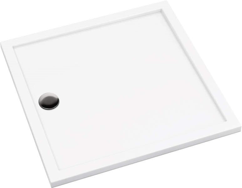Acrylic square shower tray 80 cm