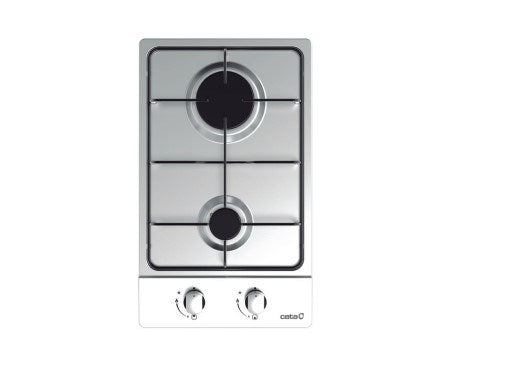 CATA Hob GI 3002 X Gas Number of burners/cooking zones 2 Rotary knobs Stainless steel