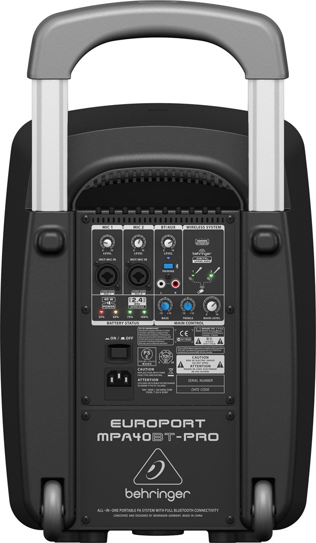 Behringer Europort MPA40BT-PRO PA Speaker 2-way