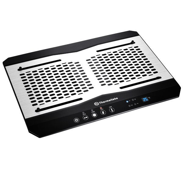 Thermaltake CL-N002-PL12BL-A Laptop Cooling Pad 1300 RPM Aluminium Black