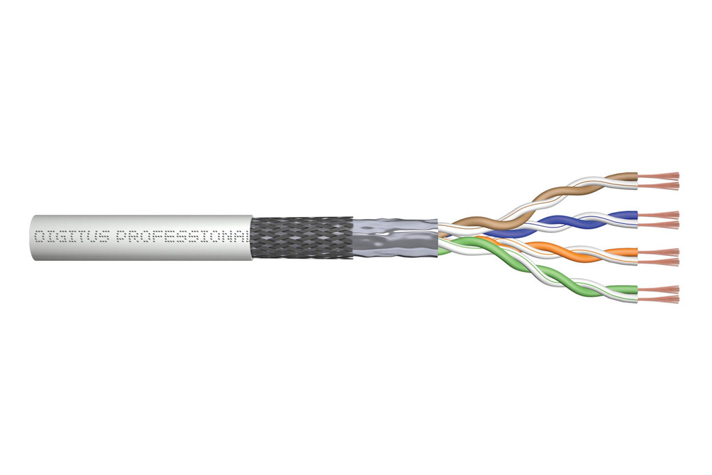 DIGITUS Professional - Bulkkabel - 305,0m - SF/UTP - CAT 5e - verseilt - grey, RAL 7035 (DK-1531-P-305-1)