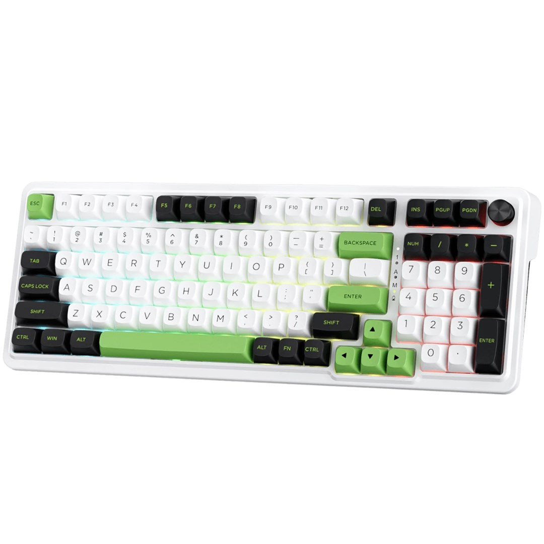 REDRAGON K686WBG-RGB-MAX Eisa Max keyboard USB + RF Wireless + Bluetooth White  Black