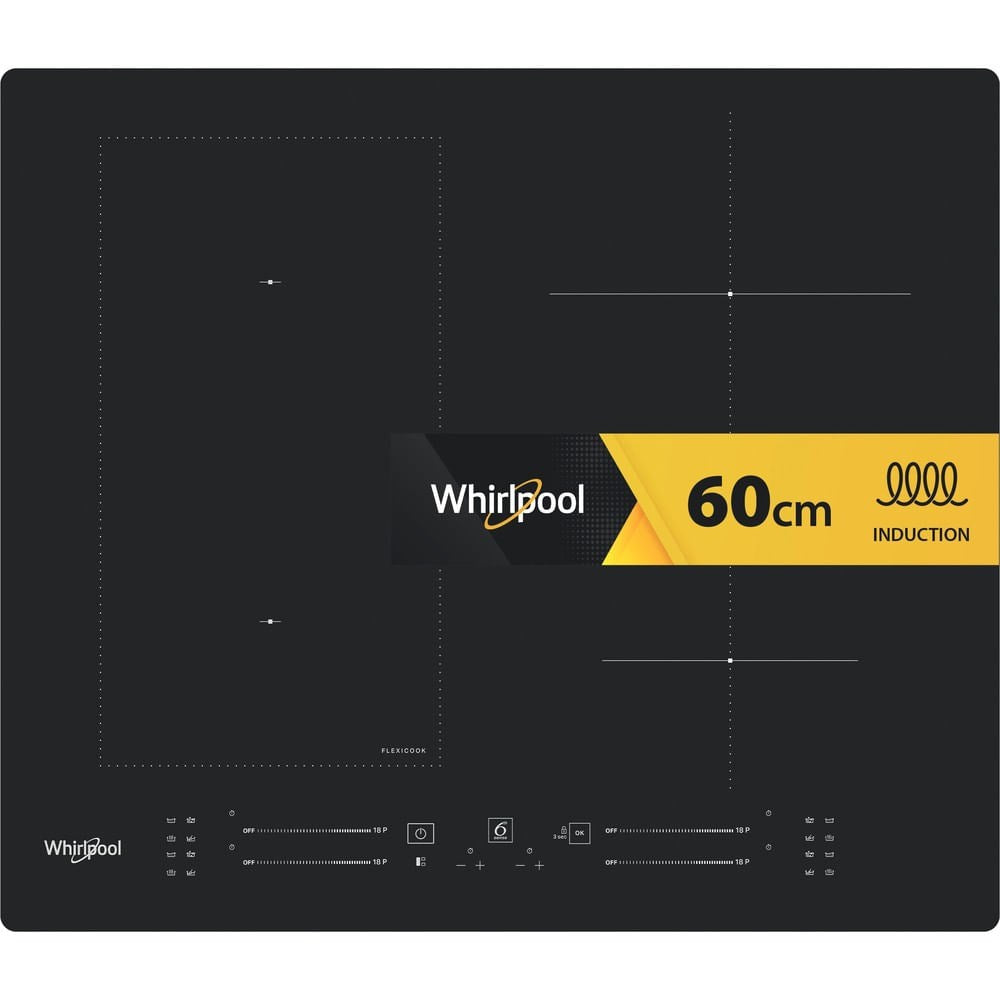 Whirlpool WL S7960 NE Black Built-in Induction Hob 4 Zones