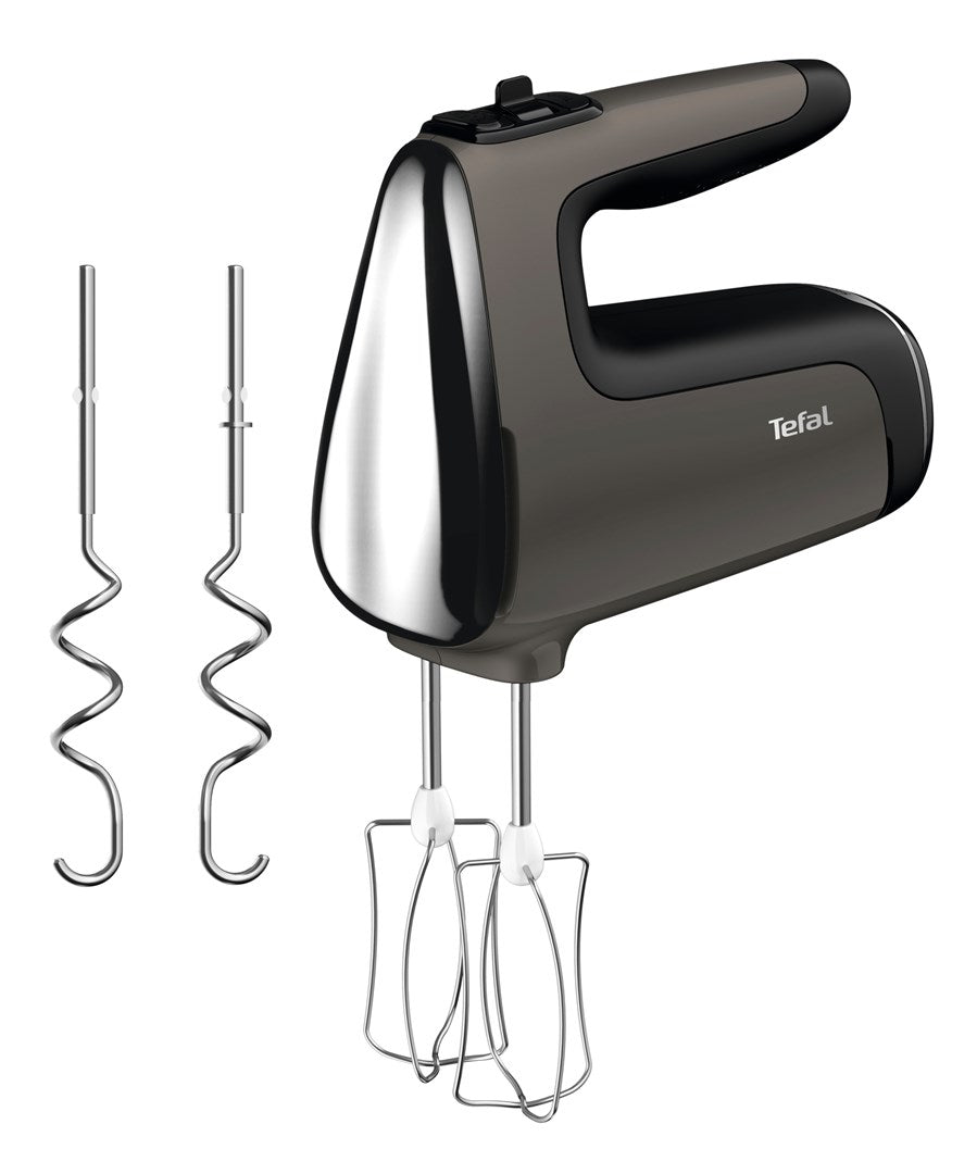 Tefal Powermix Silence Stand Mixer 600 W Black Grey HT654E