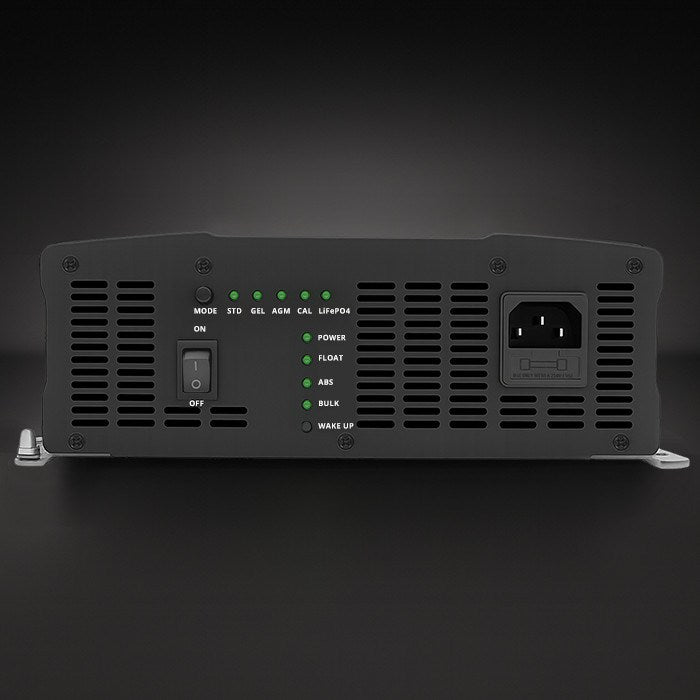 Qoltec Smart Professional Monolith Battery Charger 90A 12V for LiFePO4 AGM GEL SLA Batteries