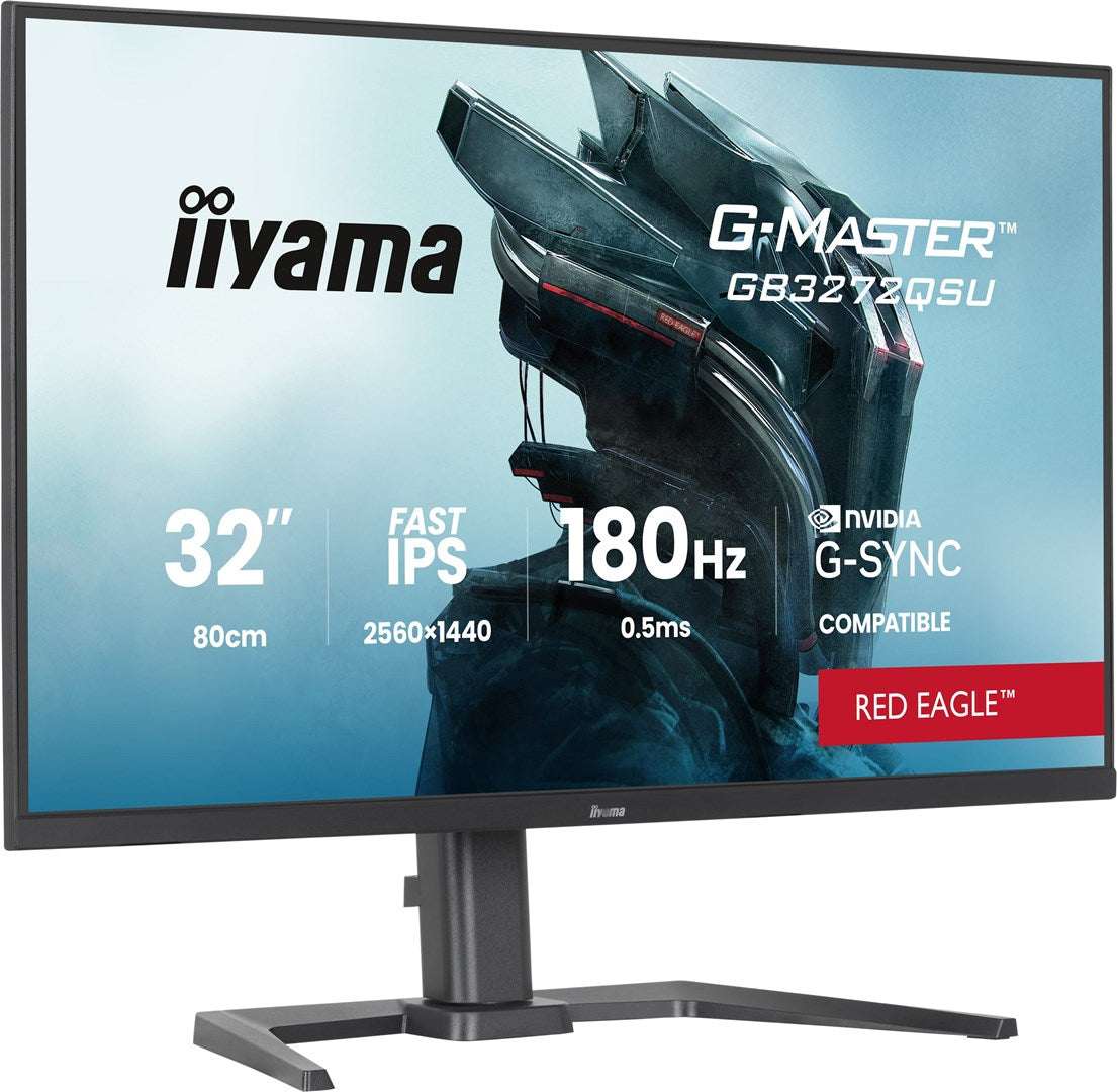 iiyama G-MASTER GB3272QSU-B1 computer monitor 80 cm (31.5 ) 2560 x 1440 pixels Quad HD LED Black