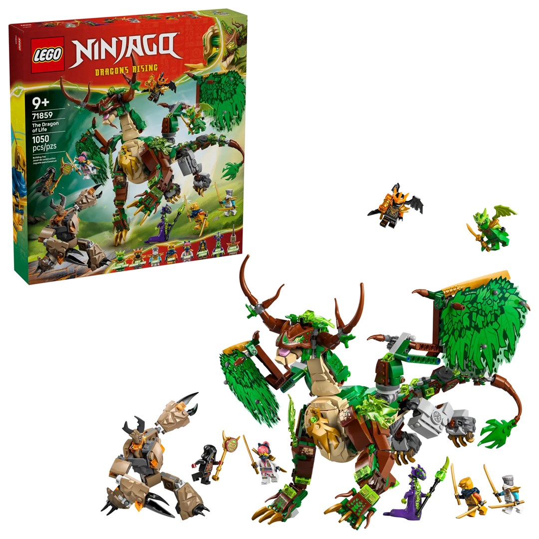 LEGO NINJAGO The Dragon of Life 71859 - Ninja Toy for Ages 9+