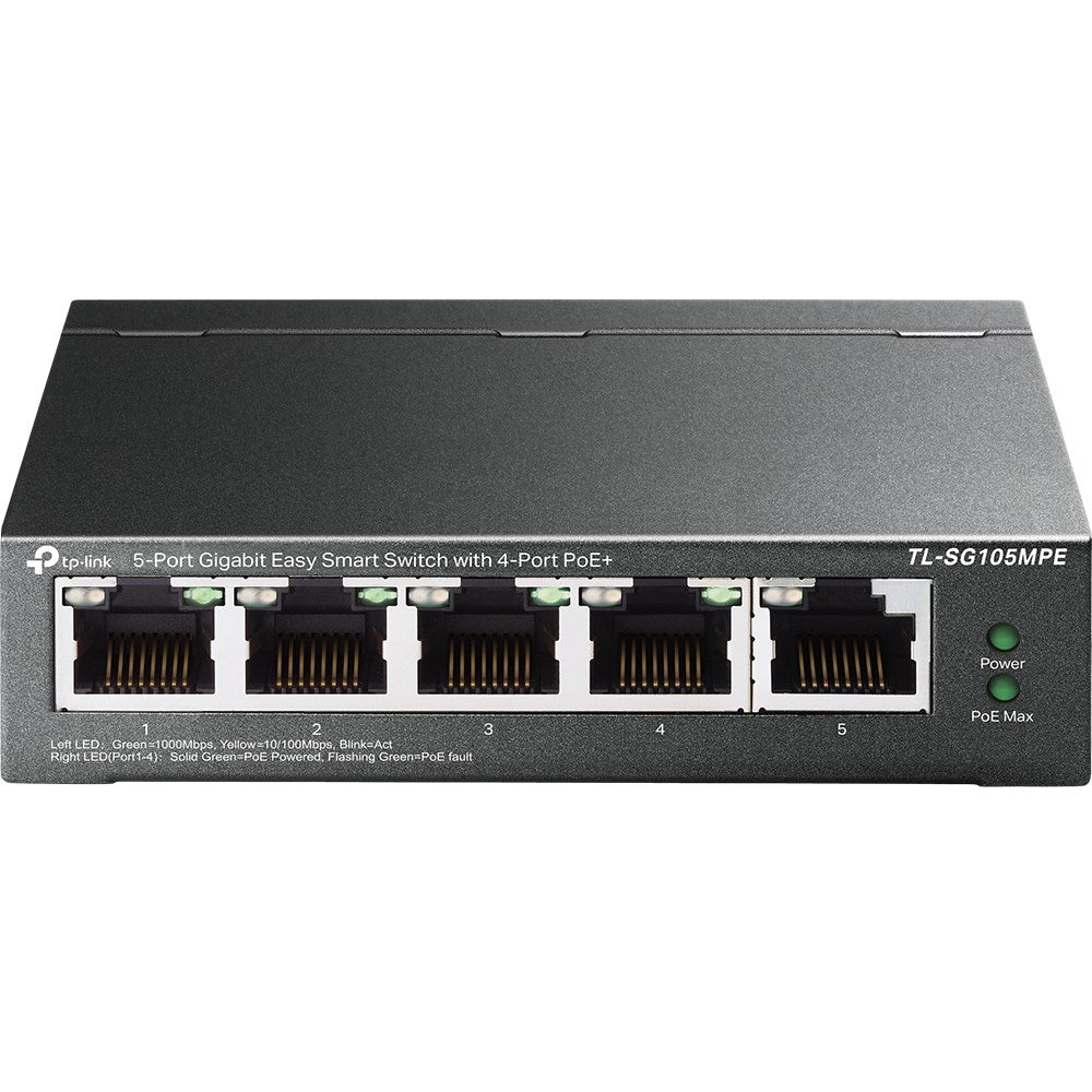 TP-Link TL-SG105MPE V1.60 - 5-Port Gigabit Easy Smart Switch with PoE+ (TL-SG105MPE)