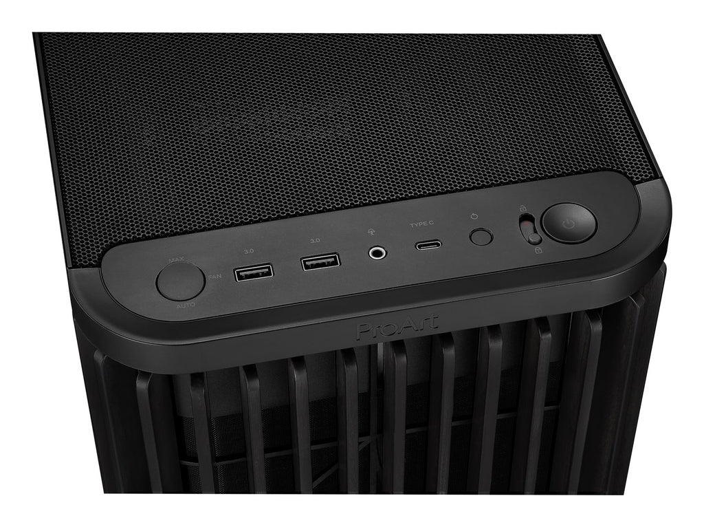 ASUS ProArt PA401 - Wood Edition - Tower - ATX - no power supply (ATX) - USB/Audio (90DC00M0-B39010)