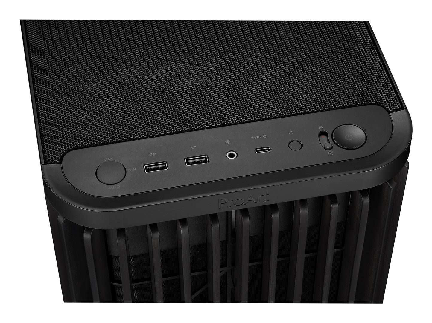 ASUS ProArt PA401 - Wood Edition - Tower - ATX - no power supply (ATX) - USB/Audio (90DC00M0-B39010)