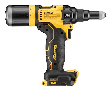 DeWALT DCF403NT-XJ Power Rivet Tool - Black Yellow