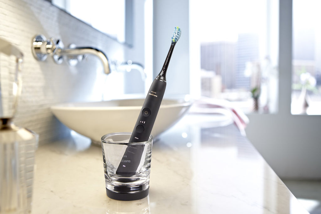 Philips Sonicare HX9911/09 DiamondClean 9000 Black Sonic Toothbrush with 4 Modes (HX9911/09)