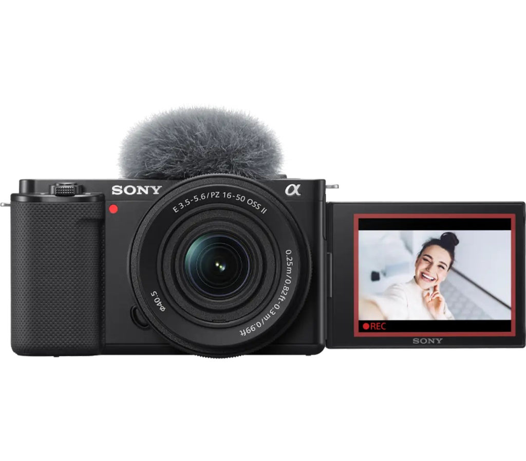 Sony ZV-E10 + E PZ 16-50mm F3.5-5.6 OSS II MILC 24.2 MP CMOS 6000 x 4000 pixels Black