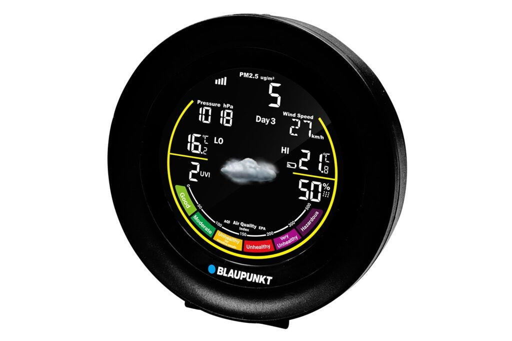 BLAUPUNKT WS35BK APP Weather Station Black