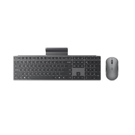 Lenovo 700 Modern keyboard Mouse included Office RF Wireless + Bluetooth US English Grey