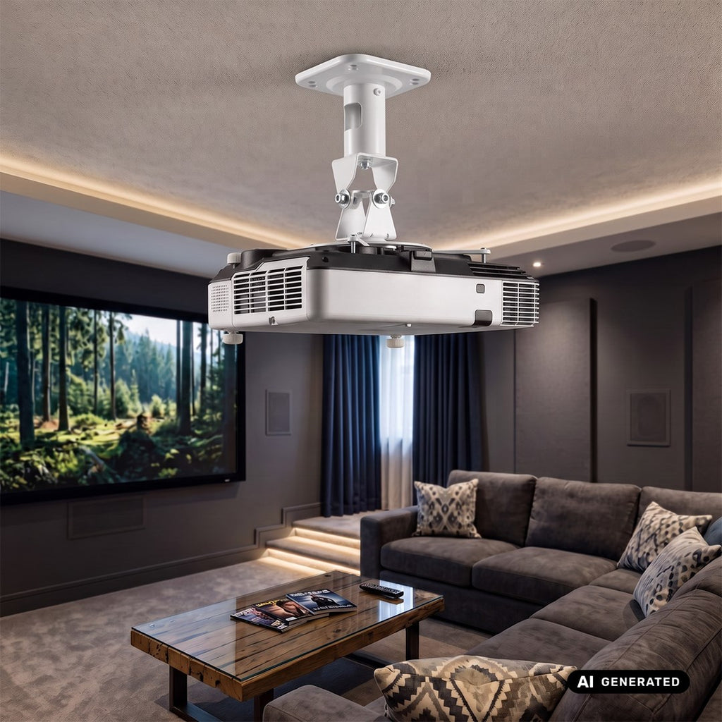 Maclean Ceiling Mount for Projectors Steel 180–310 mm up to 15 kg MC-208 W