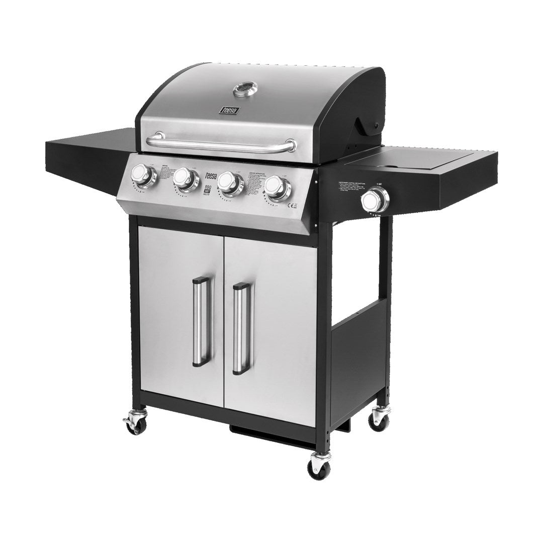 Teesa BBQ 5007 MASTER gas grill with 5 burners and space for a tank
