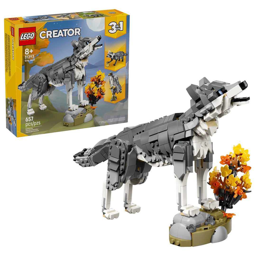 LEGO CREATOR 3 IN 1 31393 Forest Animals: Gray Wolf