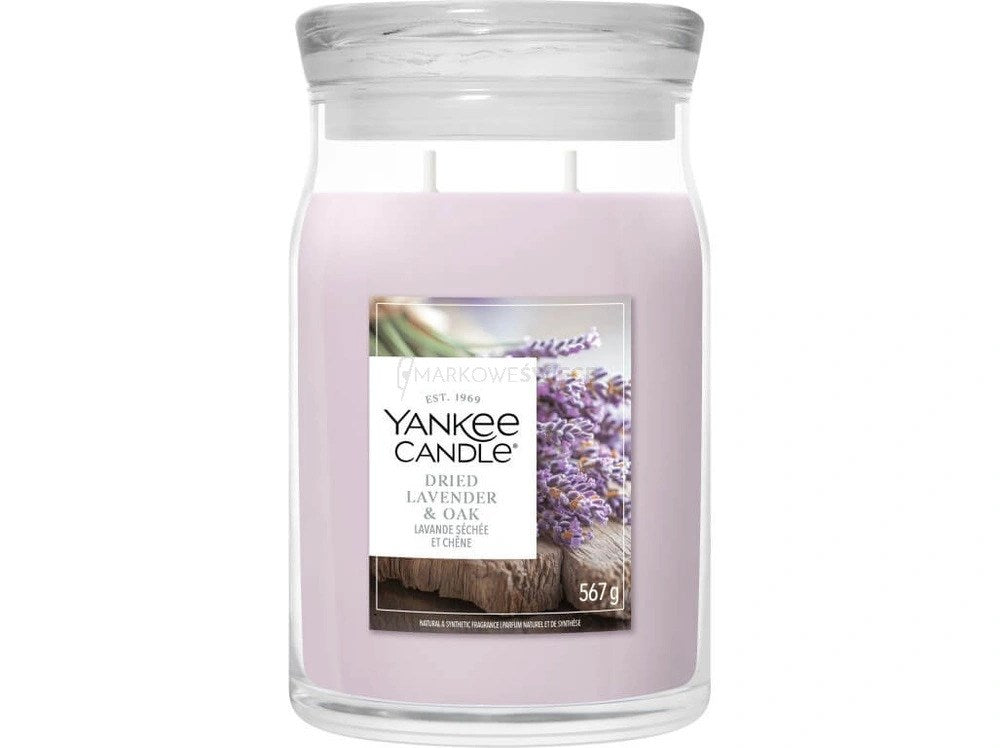YANKEE Home Large Candle Dried Lavender & Oak