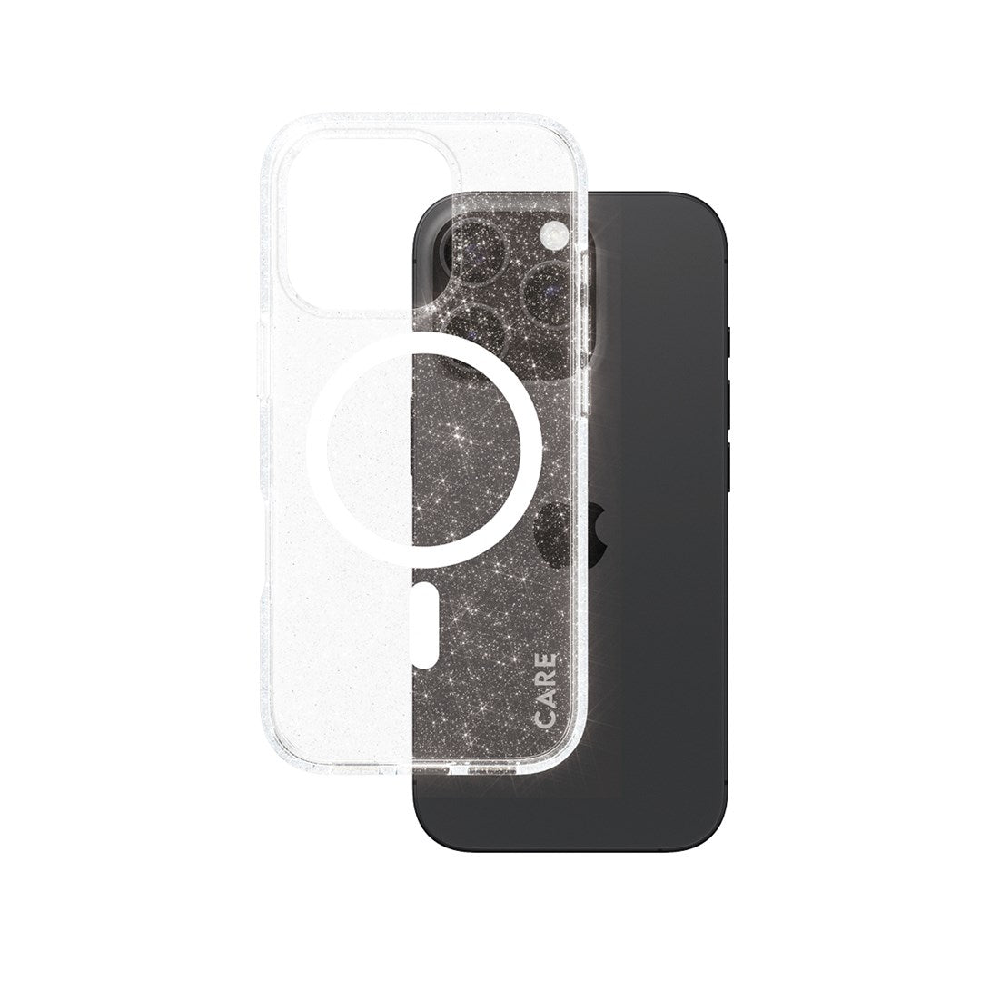 PanzerGlass Case for iPhone 16 Pro, White MagSafe, Scratch & Shock Resistant, AW87-01J