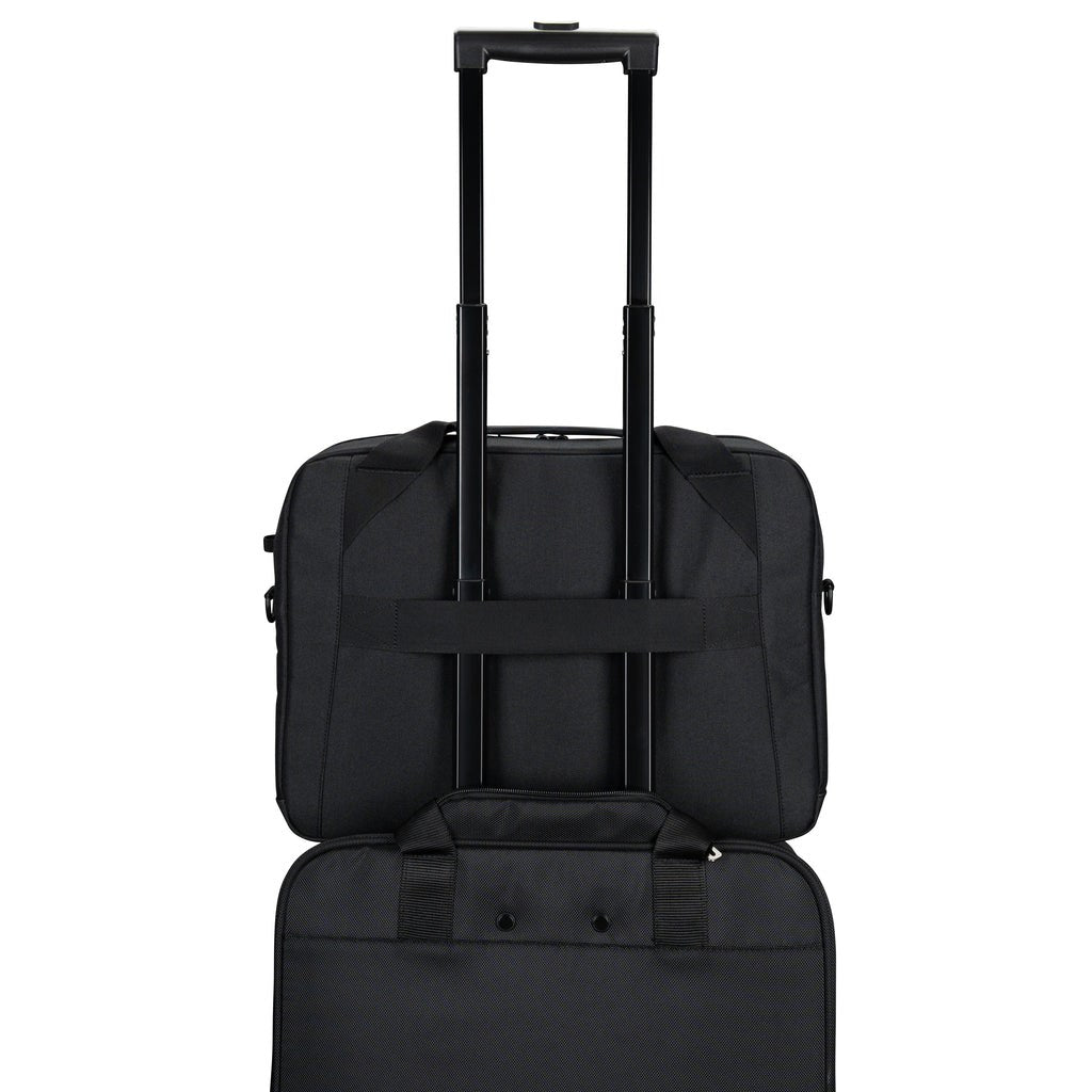 Targus EcoSmart Briefcase Black, Red 40.6 cm (16")