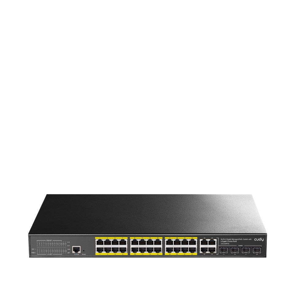 Cudy GS2028PS4 Managed L2 Gigabit Ethernet Switch PoE 10/100/1000 1U