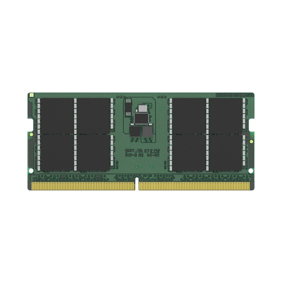Kingston DDR5 Memory Module 32 GB SO DIMM 262-PIN 5600 MHz/ PC5-44800 CL46 1.1 V Unbuffered ECC