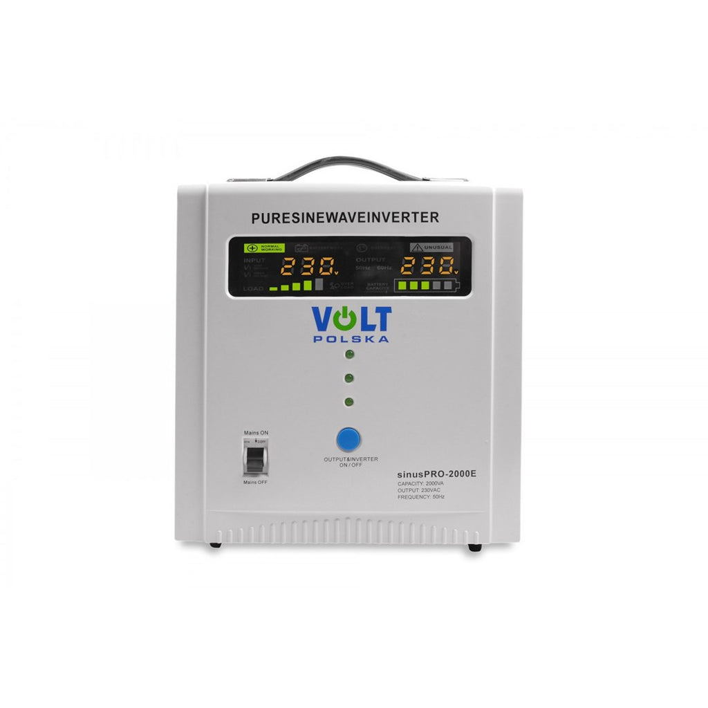 VOLT POLSKA UNINTERRUPTIBLE POWER SUPPLY SINUS PRO 2000 E 12/230V