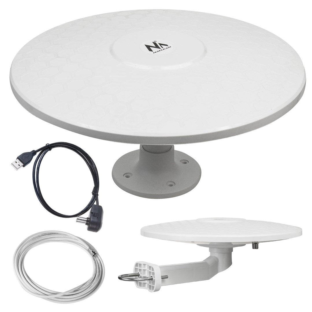 Maclean Active Multidirectional DVB-T Antenna MCTV-947 - 730 g, 312 mm Width, 300 mm Length, 67 mm Height